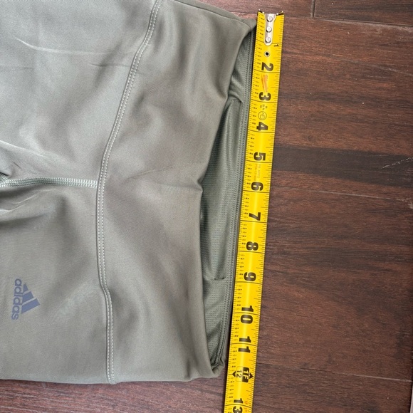 Adidas AeroReady Green And Black Leggings Size XS - Picture 3 of 12